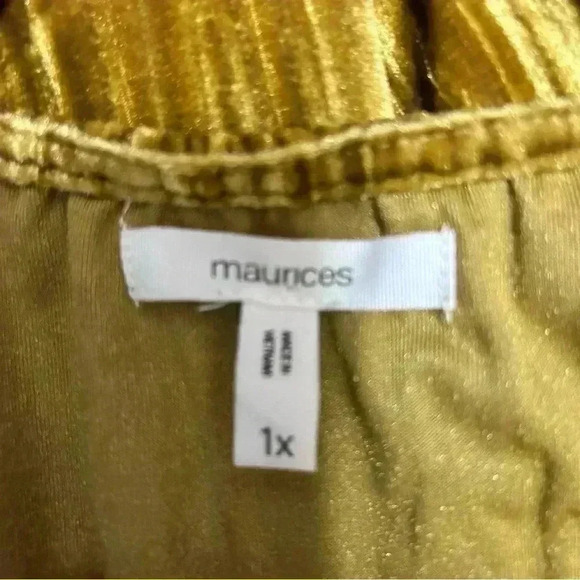 Maurices Velvet Puff Sleeve Blouse - Picture 4 of 9